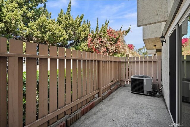 2300 S Hacienda Blvd Unit F8, Hacienda Heights, CA 91745 - view of patio with central AC unit