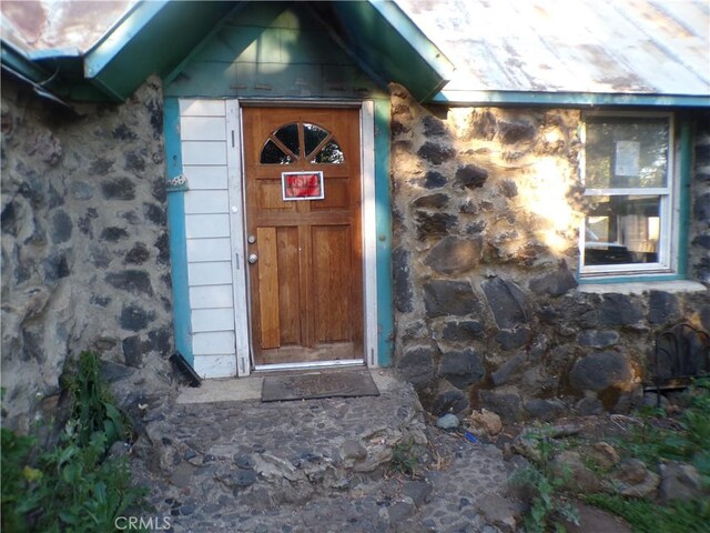3688 Koloko St, Clearlake, CA 95422 - view of exterior entry with stone siding