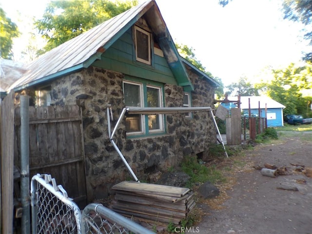 3688 Koloko St, Clearlake, CA 95422 - view of home's exterior with stone siding