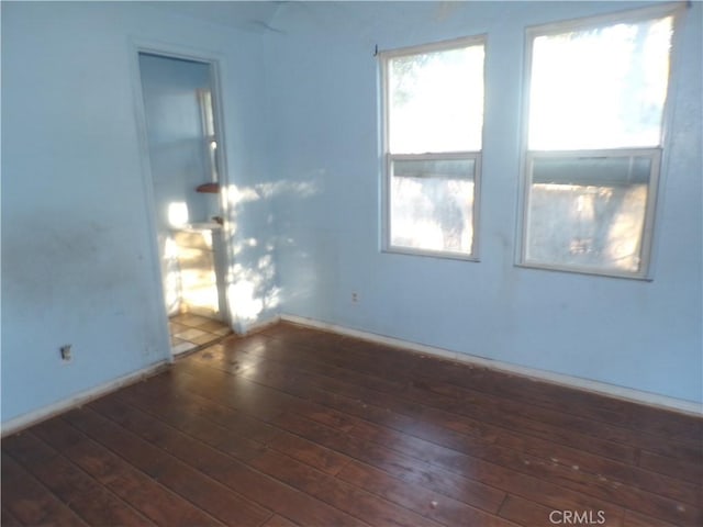 3688 Koloko St, Clearlake, CA 95422 - empty room with hardwood / wood-style flooring and baseboards