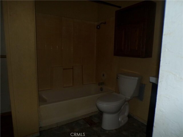 3688 Koloko St, Clearlake, CA 95422 - bathroom with toilet,  shower combination, and baseboards