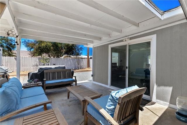 28799 Murrieta Rd, Menifee, CA 92586 - view of patio / terrace featuring an outdoor living space