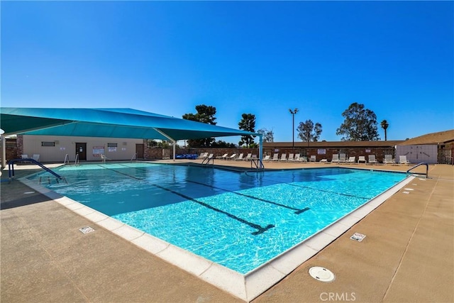 28799 Murrieta Rd, Menifee, CA 92586 - community pool featuring a patio