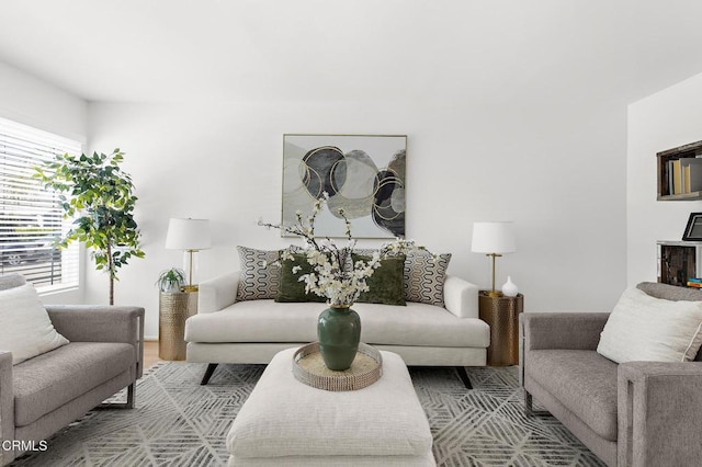 10801 Blix St Unit 2, Toluca Lake, CA 91602 - living room featuring wood finished floors