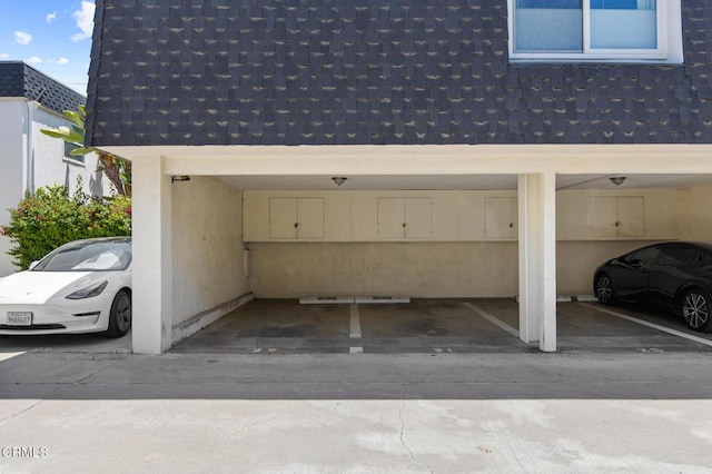 10801 Blix St Unit 2, Toluca Lake, CA 91602 - view of covered parking lot