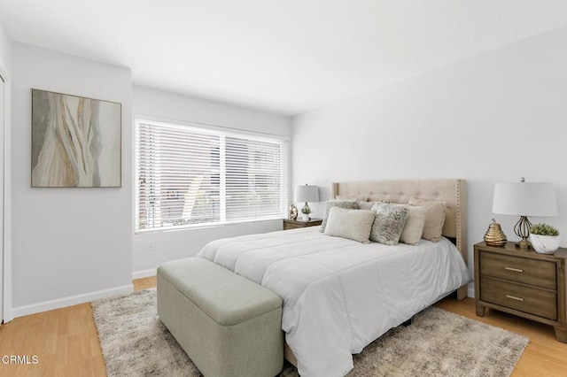 10801 Blix St Unit 2, Toluca Lake, CA 91602 - bedroom with light wood-style flooring