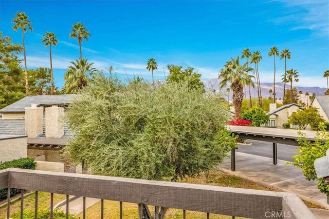 26 Pueblo Vista Dr, Palm Springs, CA 92264 - balcony with a mountain view