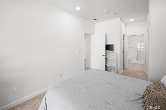 949 Humbert Ave, San Luis Obispo, CA 93401 - bedroom with carpet floors, baseboards, and recessed lighting