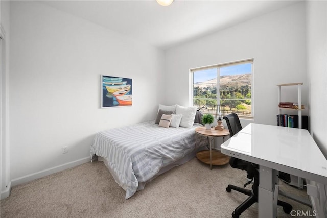 949 Humbert Ave, San Luis Obispo, CA 93401 - bedroom featuring light colored carpet, baseboards, and an office area