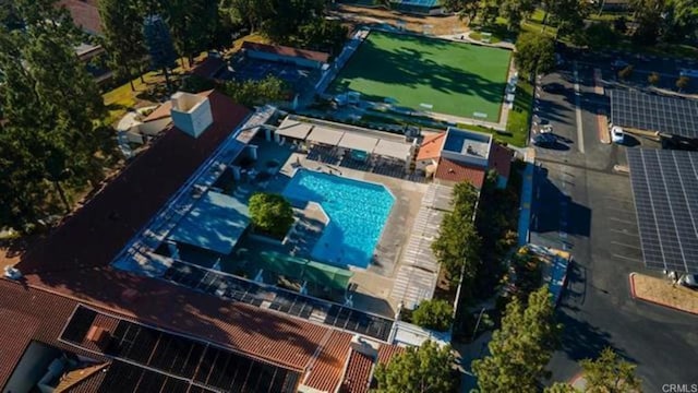 17636 Plaza Arica, San Diego, CA 92128 - drone / aerial view of a pool area