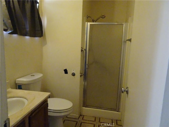 2032 Felberg Ave, Duarte, CA 91010 - bathroom with a shower stall, vanity, and toilet