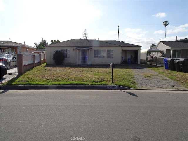 2032 Felberg Ave, Duarte, CA 91010 - view of front of house featuring driveway, an attached garage, and stucco siding