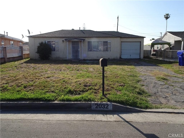 2032 Felberg Ave, Duarte, CA 91010 - view of front of property with asphalt driveway, a garage, and stucco siding