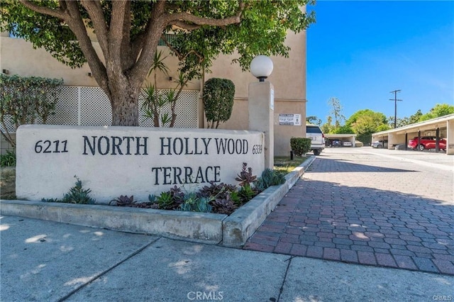 6339 Morse Ave Unit 202, North Hollywood, CA 91606 - community / neighborhood sign featuring covered parking