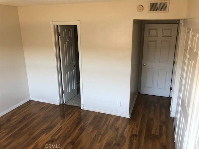 6339 Morse Ave Unit 202, North Hollywood, CA 91606 - unfurnished bedroom featuring baseboards and dark wood-style floors