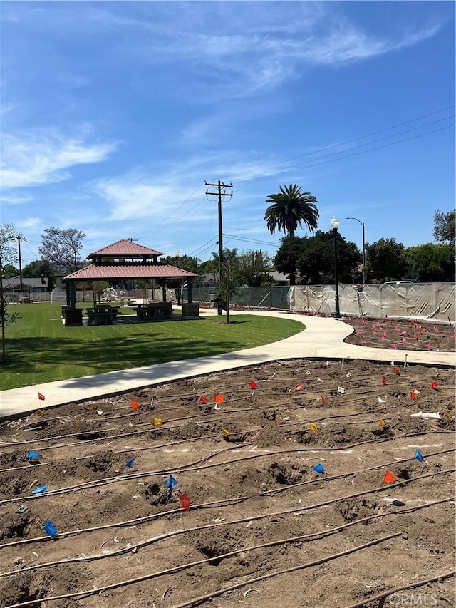 1390 Gundry Ave, Long Beach, CA 90813 - view of property's community with a gazebo and a yard