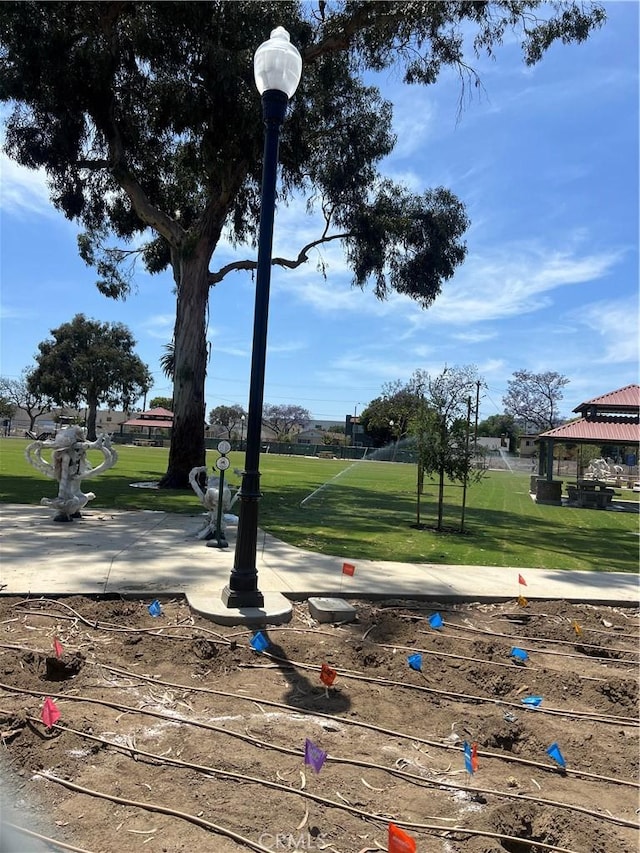 1390 Gundry Ave, Long Beach, CA 90813 - view of community featuring a gazebo and a yard