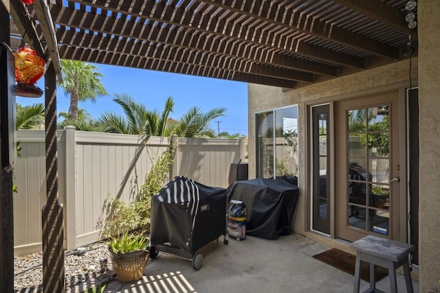 1990 Willowbrook Dr, Oceanside, CA 92056 - view of patio / terrace featuring a grill and a pergola