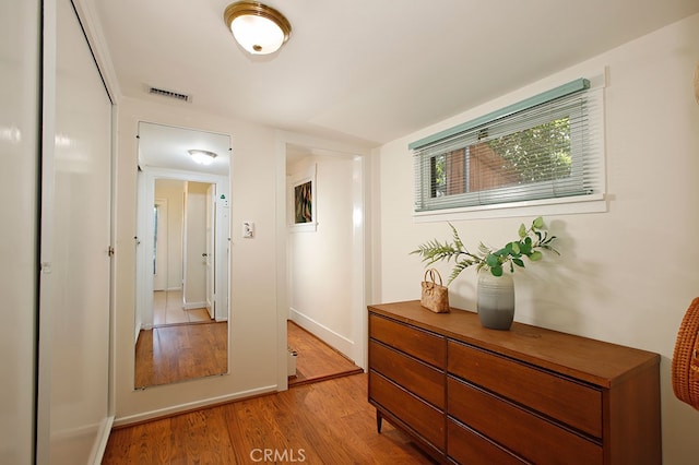 2057 Oakwood St, Pasadena, CA 91104 - hallway featuring light wood finished floors