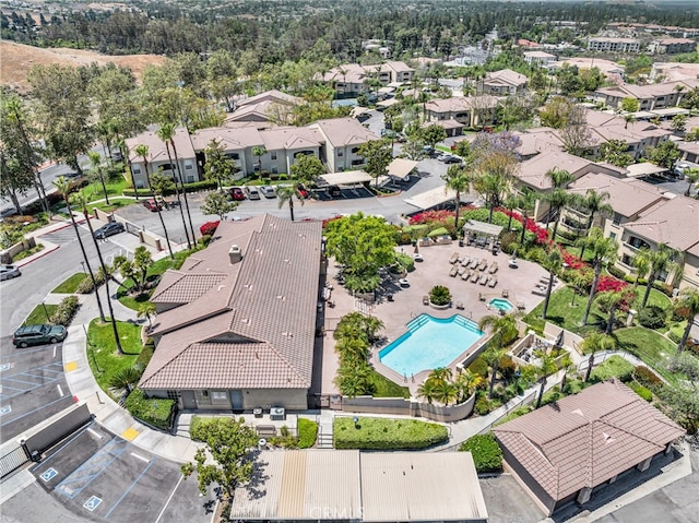 375 Central Ave Unit 173, Riverside, CA 92507 - aerial view of residential area featuring a pool