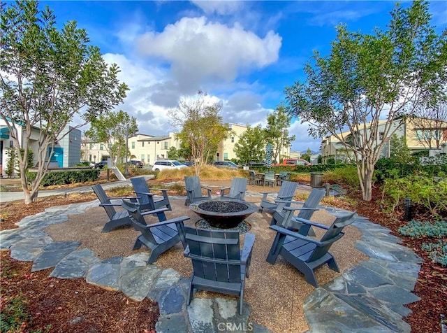 5 Abarrota St, Rancho Mission Viejo, CA 92694 - view of patio / terrace with a fire pit