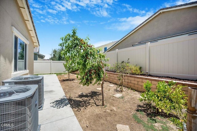 30106 Stargazer Way, Menifee, CA 92584 - fenced backyard featuring central air condition unit and a patio