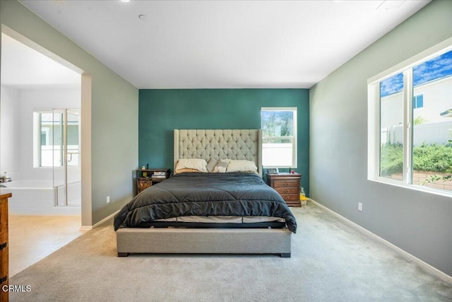 30106 Stargazer Way, Menifee, CA 92584 - carpeted bedroom with baseboards and ensuite bathroom