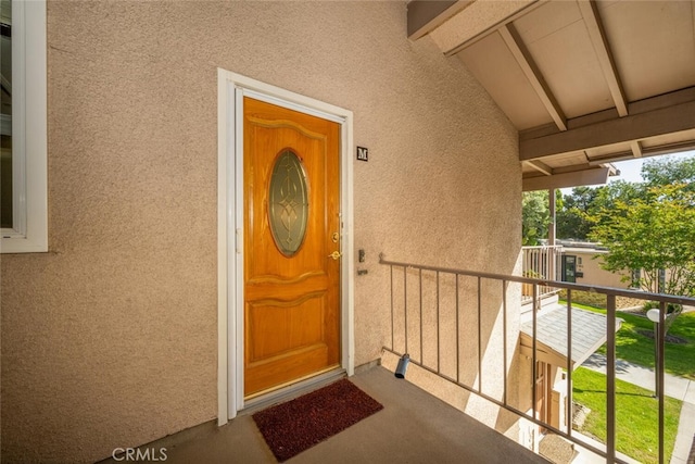 13400 Del Monte Unit 1M, Seal Beach, CA 90740 - entrance to property featuring stucco siding and a balcony