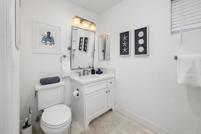8014 La Jolla Shores Dr, La Jolla, CA 92037 - bathroom featuring vanity, toilet, and baseboards