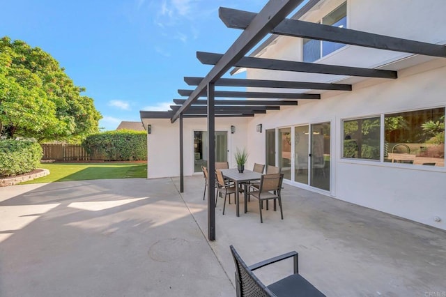 6745 Mewall Dr, San Diego, CA 92119 - view of patio with outdoor dining space