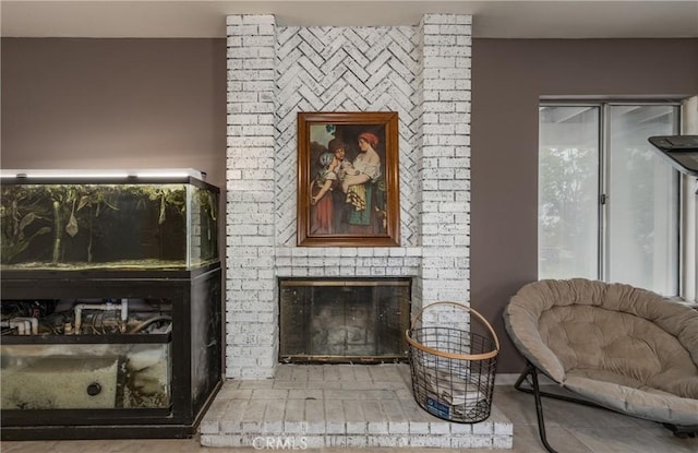 9979 Timbermist Ct, Rancho Cucamonga, CA 91737 - living room featuring a brick fireplace