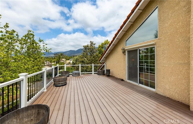 9979 Timbermist Ct, Rancho Cucamonga, CA 91737 - deck with a mountain view