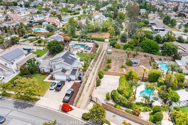 9979 Timbermist Ct, Rancho Cucamonga, CA 91737 - aerial perspective of suburban area featuring a pool