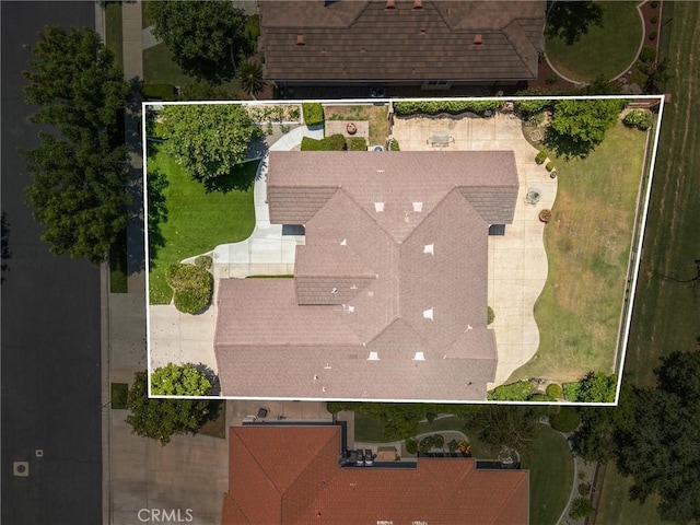 2403 Crocus Dr, Bakersfield, CA 93311 - view from above of property featuring property boundaries highlighted