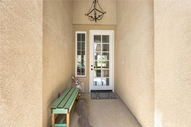 2403 Crocus Dr, Bakersfield, CA 93311 - doorway to property with stucco siding