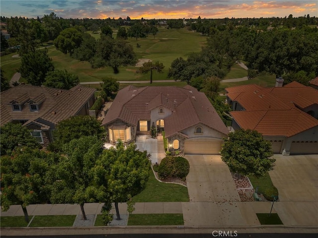 2403 Crocus Dr, Bakersfield, CA 93311 - view of aerial view at dusk