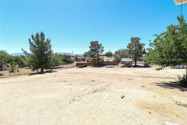 18353 Hackberry St, Hesperia, CA 92345 - view of yard with a mountain view