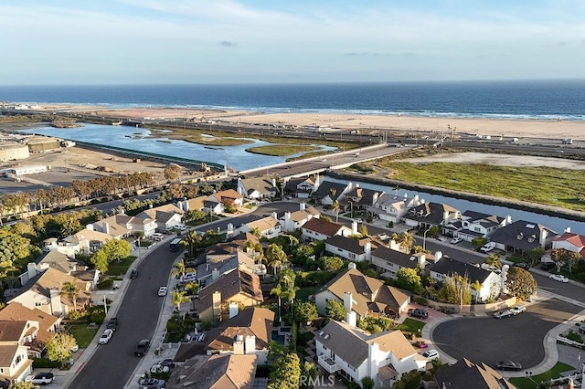 22372 Harwich Ln, Huntington Beach, CA 92646 - aerial overview of property's location with nearby suburban area and a large body of water