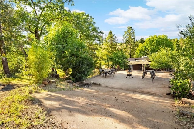 814 Natures Way, Paradise, CA 95969 - view of community featuring a patio area and outdoor dining area