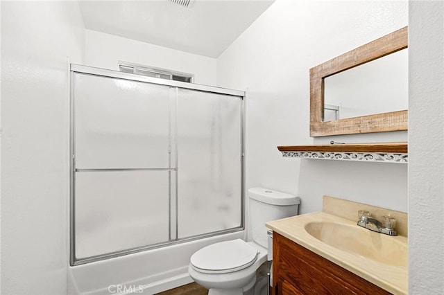 814 Natures Way, Paradise, CA 95969 - full bath with toilet, enclosed tub / shower combo, and vanity