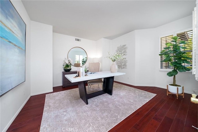 12800 N Overlook Dr, Rancho Cucamonga, CA 91739 - office area featuring wood finished floors and baseboards