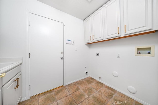 12800 N Overlook Dr, Rancho Cucamonga, CA 91739 - washroom featuring hookup for a gas dryer, washer hookup, electric dryer hookup, and baseboards