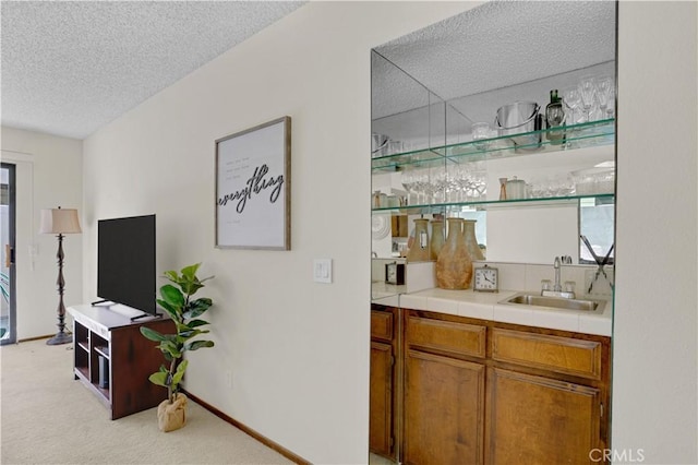 69723 Encanto Ct, Rancho Mirage, CA 92270 - indoor bar with a textured ceiling and light carpet