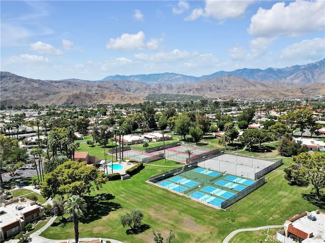69723 Encanto Ct, Rancho Mirage, CA 92270 - aerial perspective of suburban area featuring mountains
