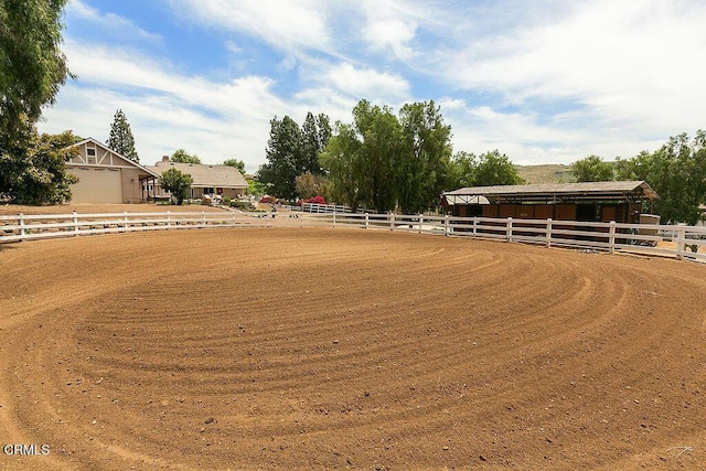 2735 Los Pinos Cir, Camarillo, CA 93012 - view of yard with an enclosed horse arena
