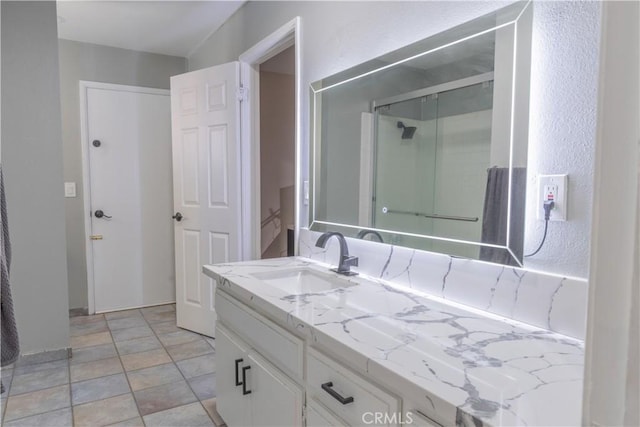 24048 Cruise Circle Dr, Canyon Lake, CA 92587 - full bathroom with vanity and a shower stall