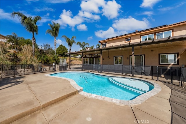 18936 Summerleaf Ln, Riverside, CA 92504 - view of swimming pool featuring a patio