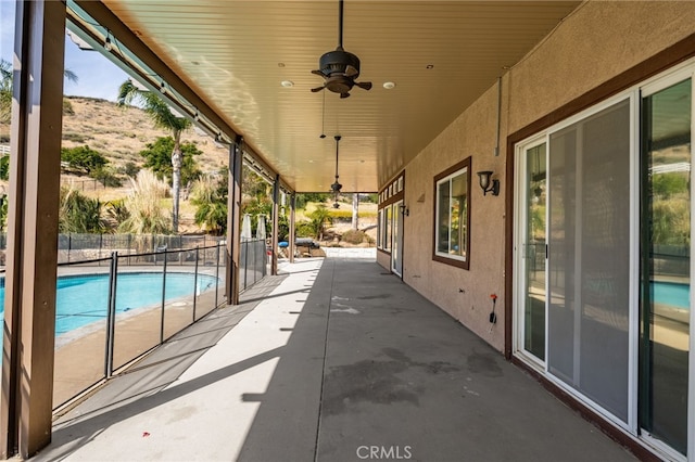 18936 Summerleaf Ln, Riverside, CA 92504 - view of patio / terrace with ceiling fan