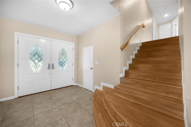 419 Clairmont Ave, Placentia, CA 92870 - entryway with stairway and baseboards