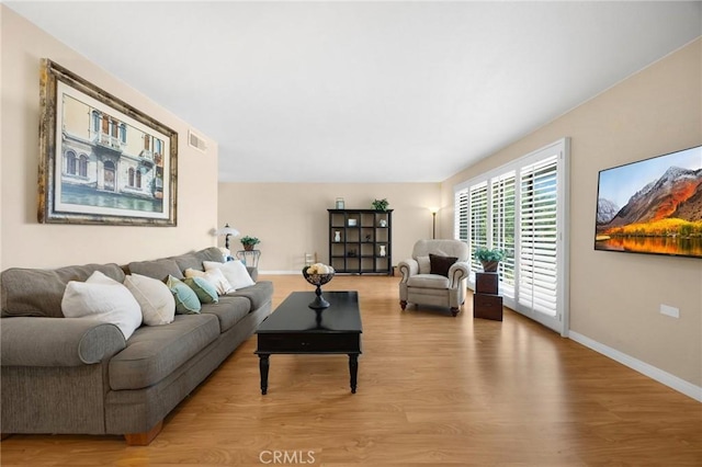 419 Clairmont Ave, Placentia, CA 92870 - living room featuring light wood finished floors and baseboards